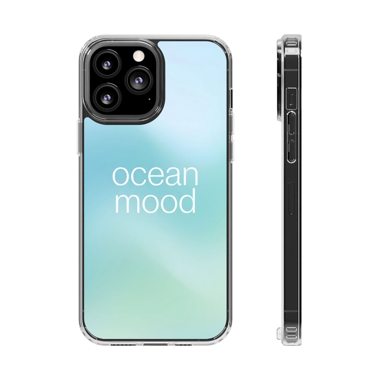 Ocean Mood Clear Case - MagSafe Compatible Coastal Gradient Cover