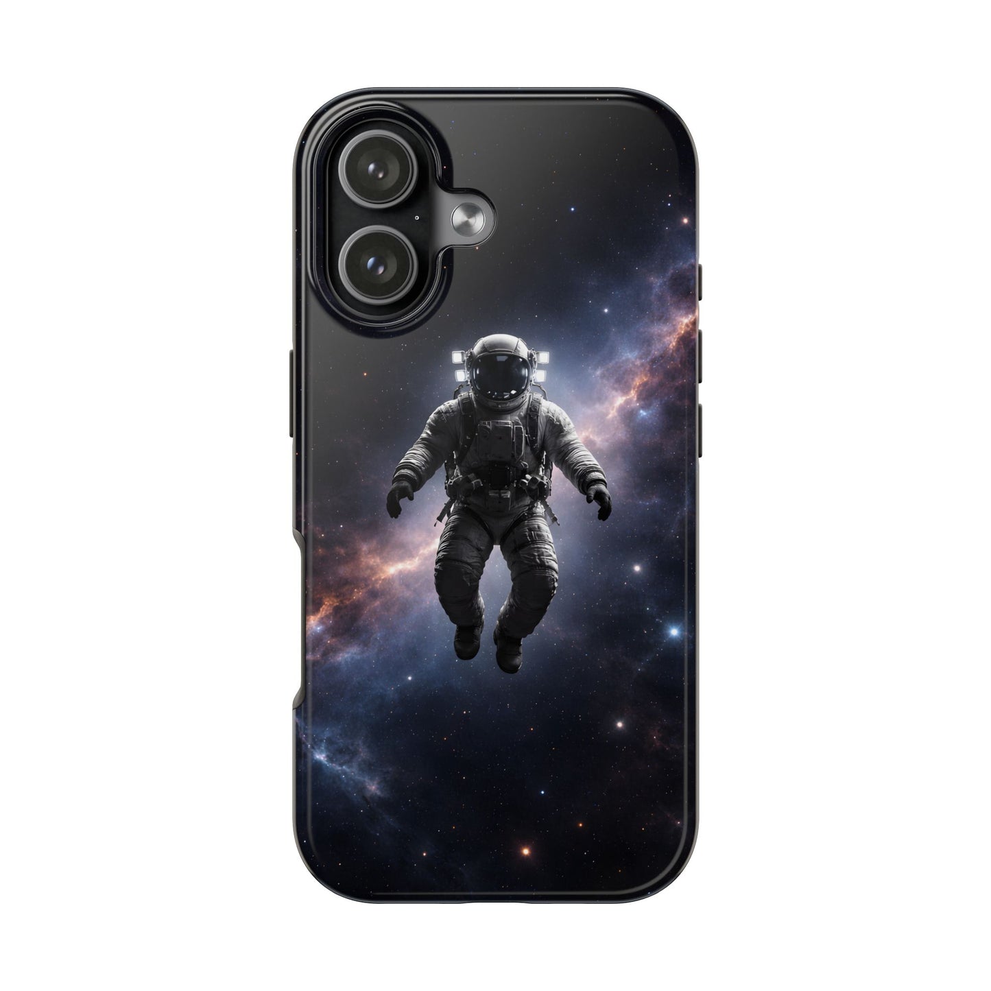 Deep Space Nebula Astronaut Tough Case - Realistic Galactic Cover for iPhone & Samsung