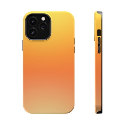 Golden Sunrise Gradient Magnetic Impact Case