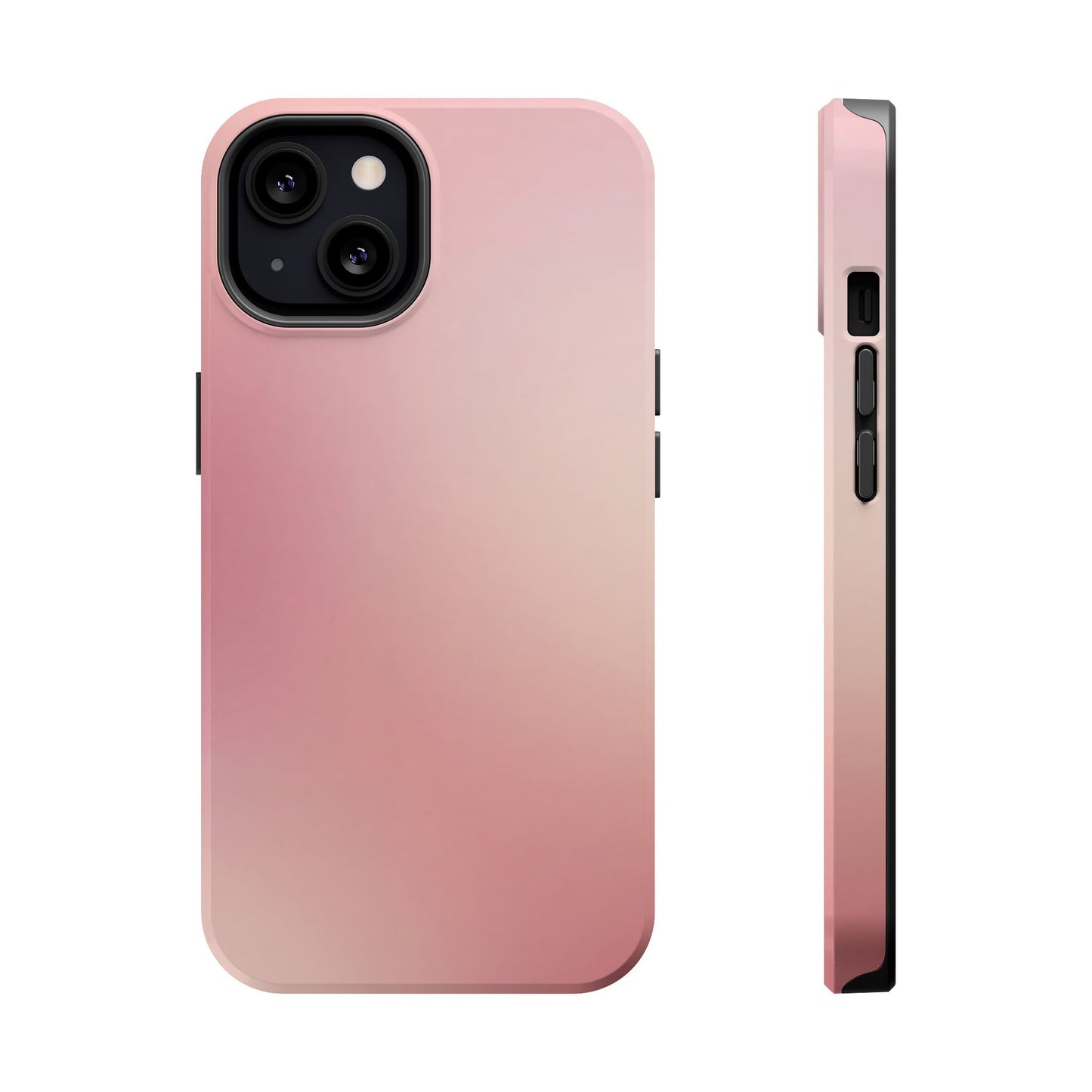 Elegant Rose Gold Gradient Magnetic Case