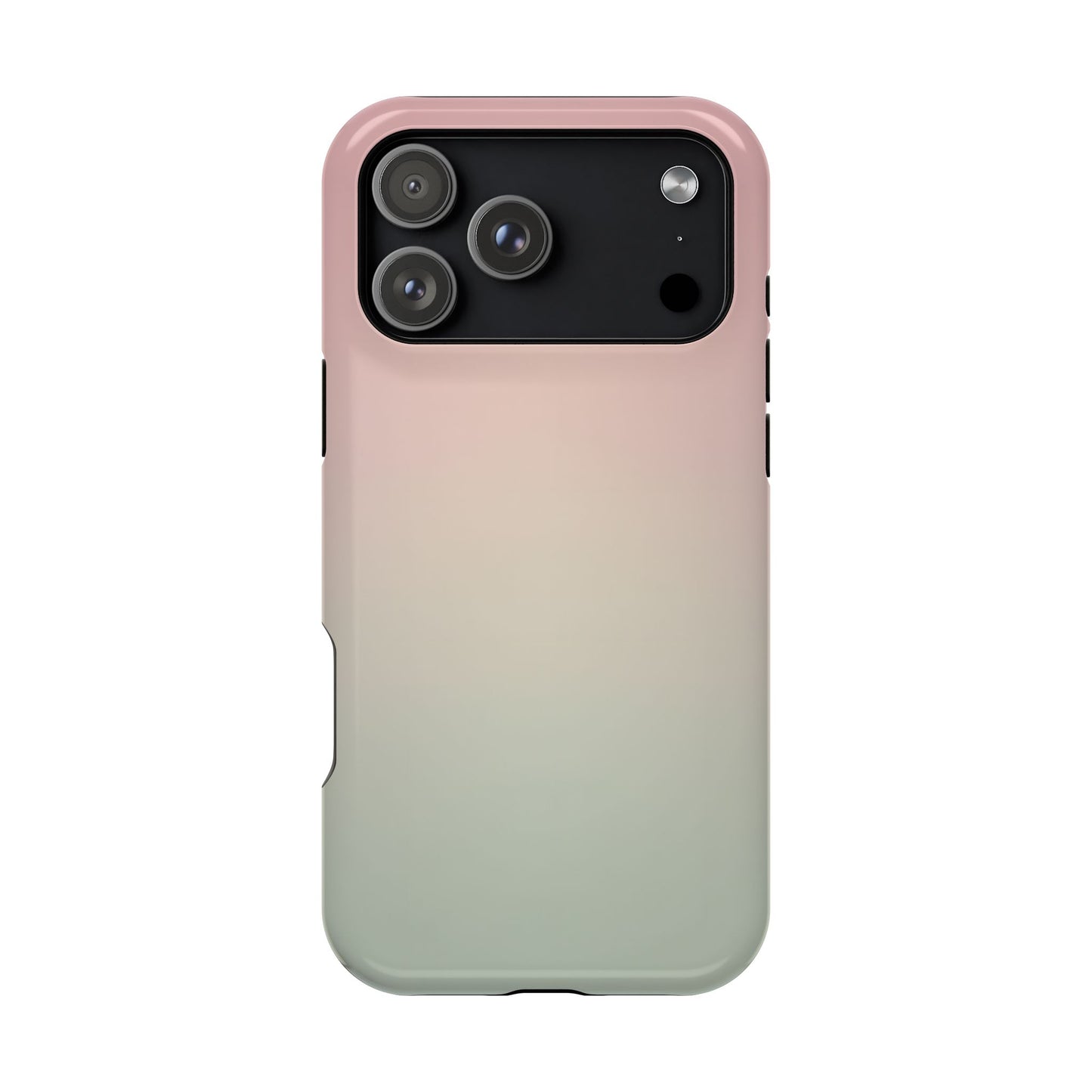 Pink to Sage Green Gradient Magnetic Impact Case