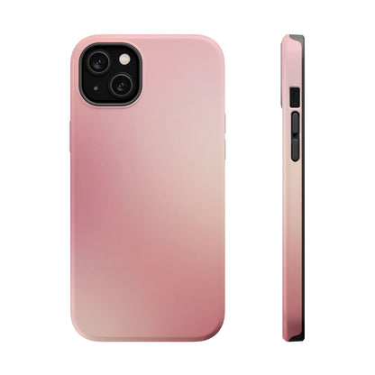 Elegant Rose Gold Gradient Magnetic Case