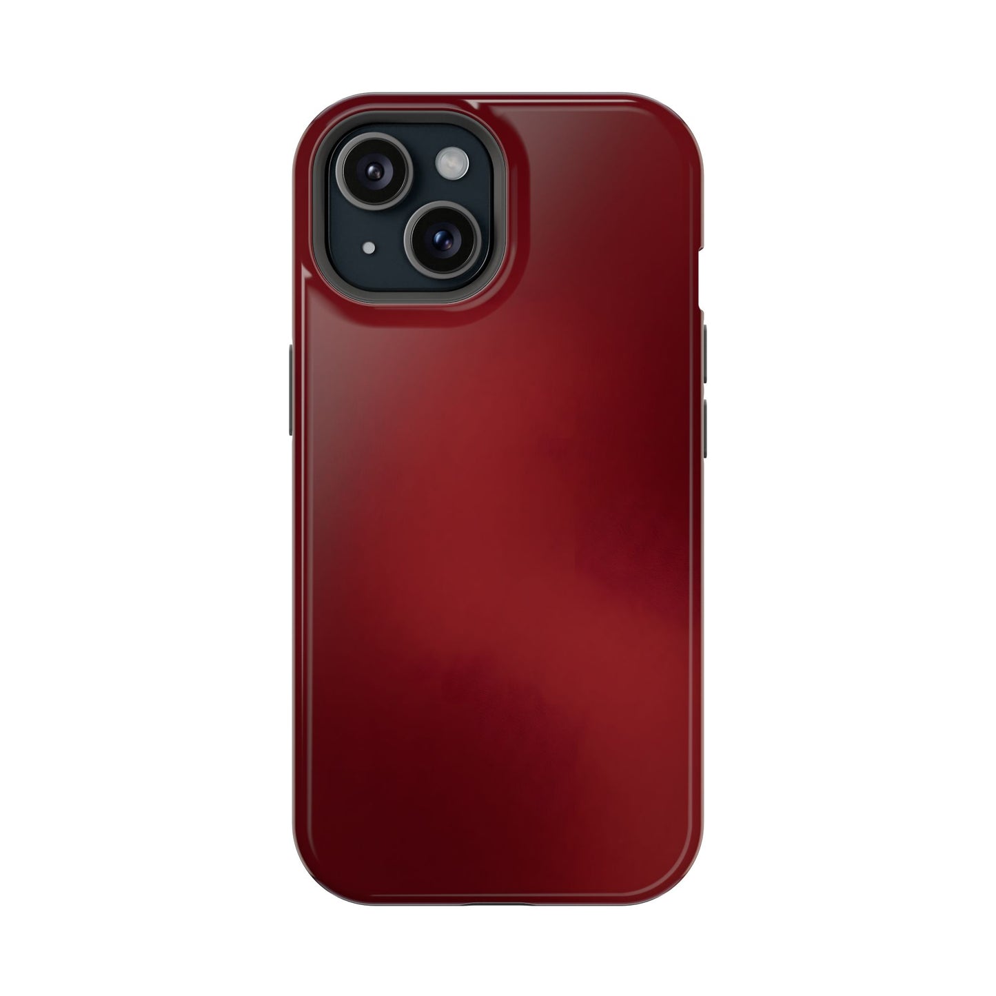 Deep Crimson Gradient Magnetic Impact Case
