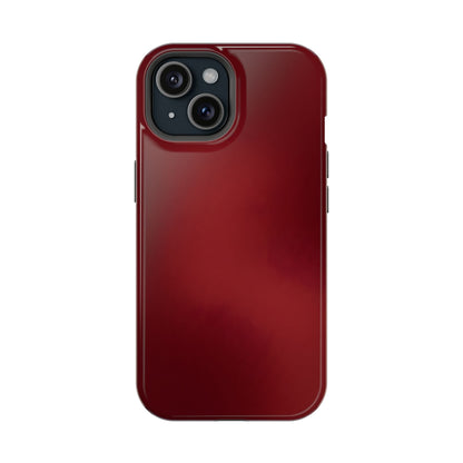 Deep Crimson Gradient Magnetic Impact Case