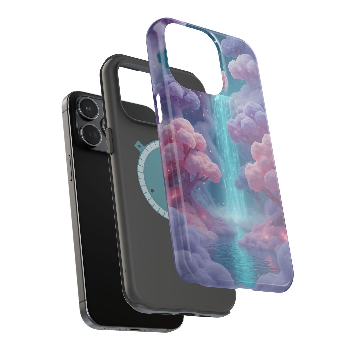 Dreamscape Oasis: Ethereal Pastel Fairycore MagSafe Case