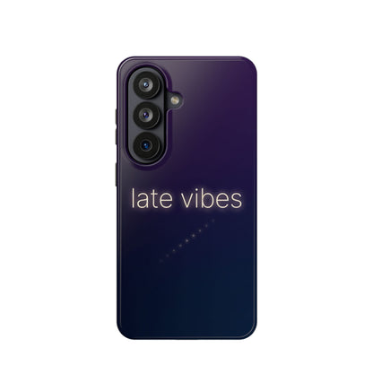 Late Vibes Purple Gradient Magnetic Impact Case