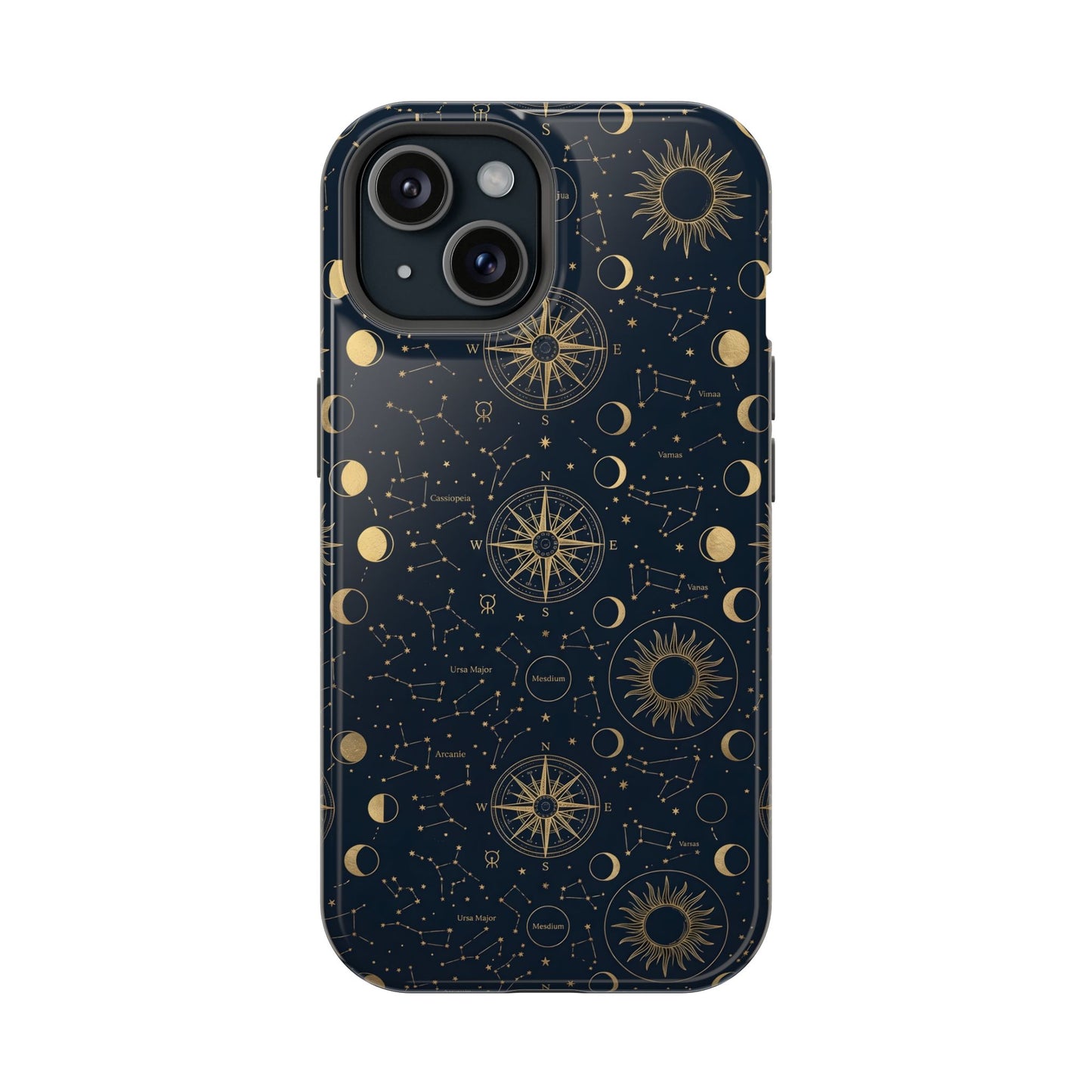 Solar Navigator Antique Gold Celestial Magnetic Case