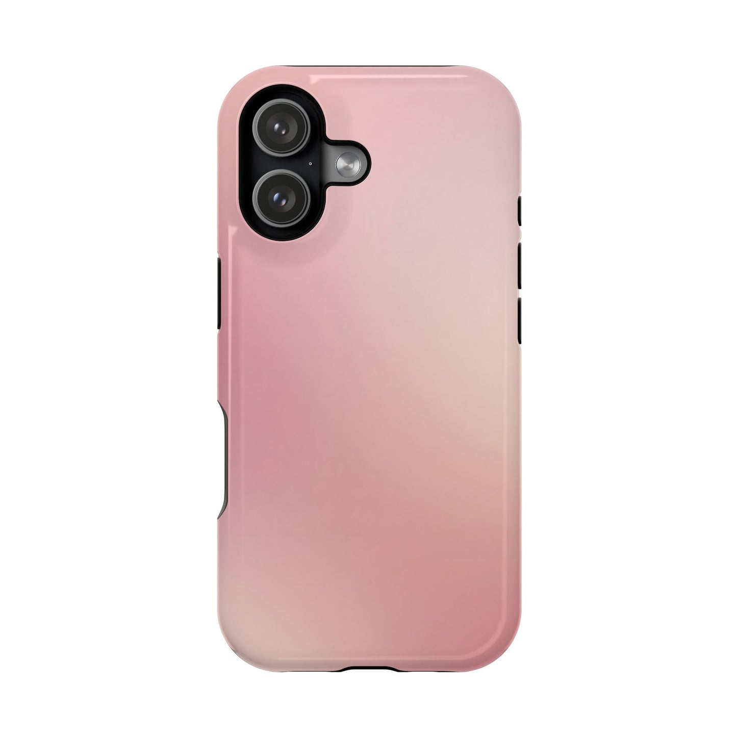 Elegant Rose Gold Gradient Magnetic Case