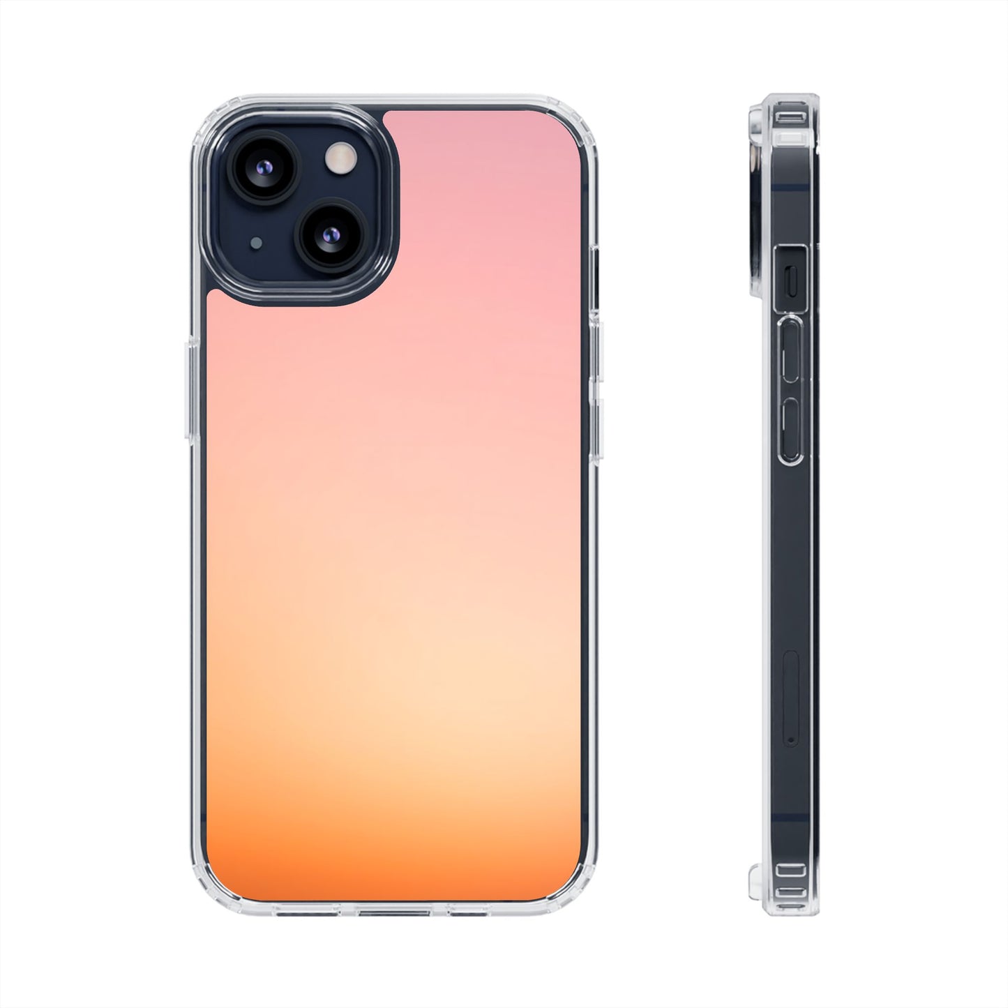 Sunset Aura Clear Case - MagSafe Compatible Warm Gradient Cover