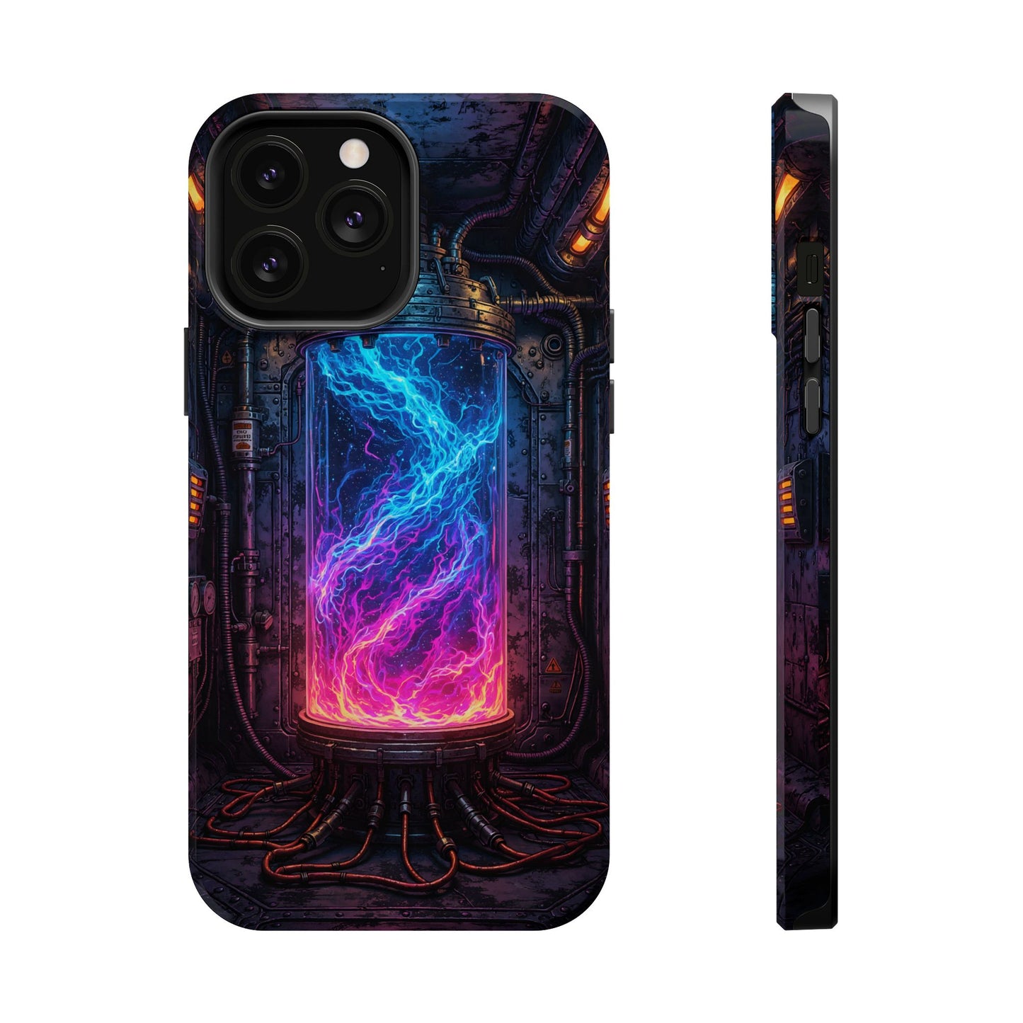 Neon Reactor: Cyberpunk Energy Core MagSafe Case