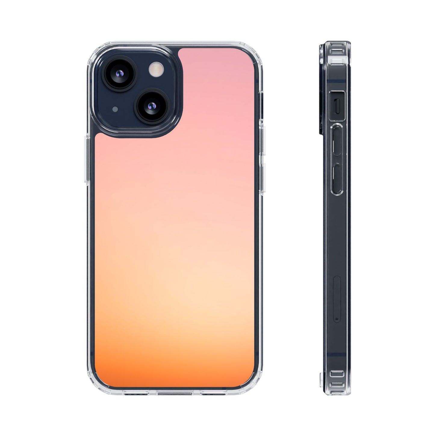 Sunset Aura Clear Case - MagSafe Compatible Warm Gradient Cover