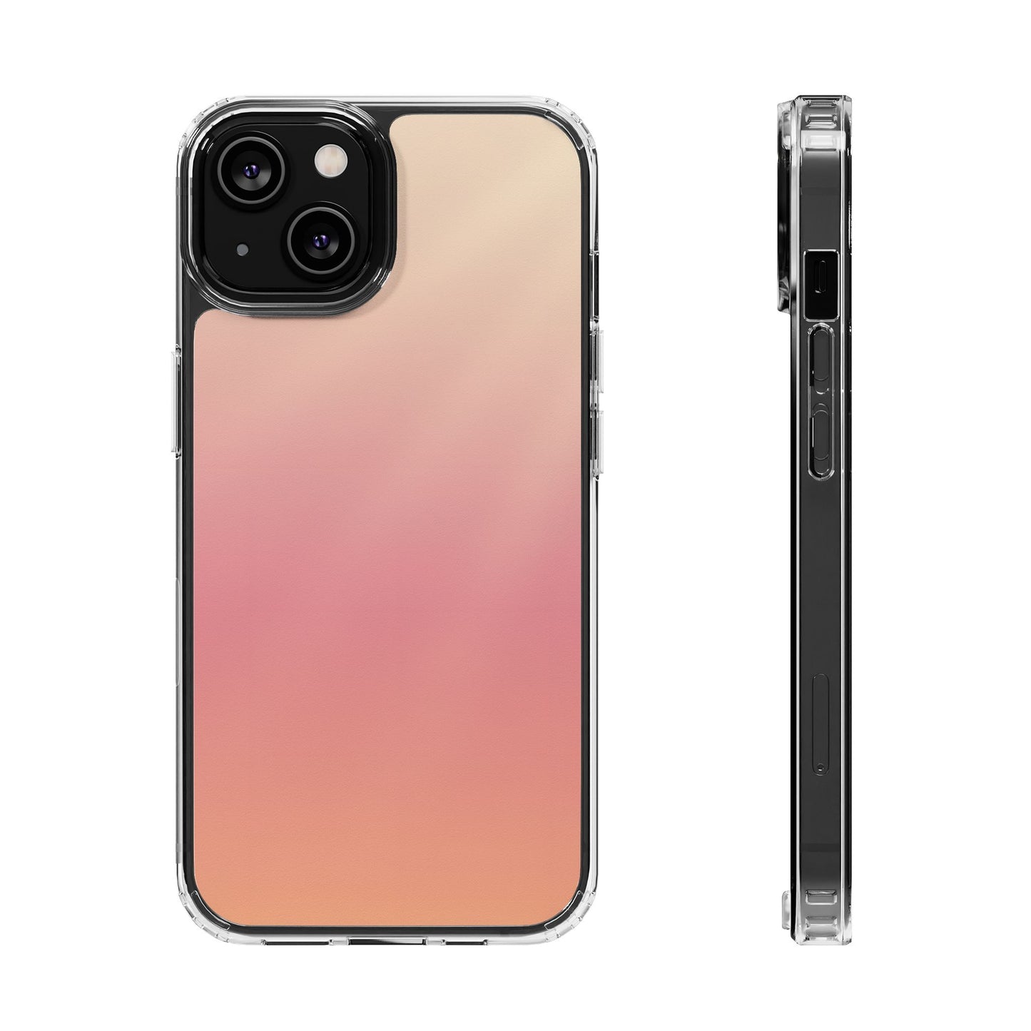 Golden Hour Aura Clear Case - MagSafe Compatible Warm Gradient Cover
