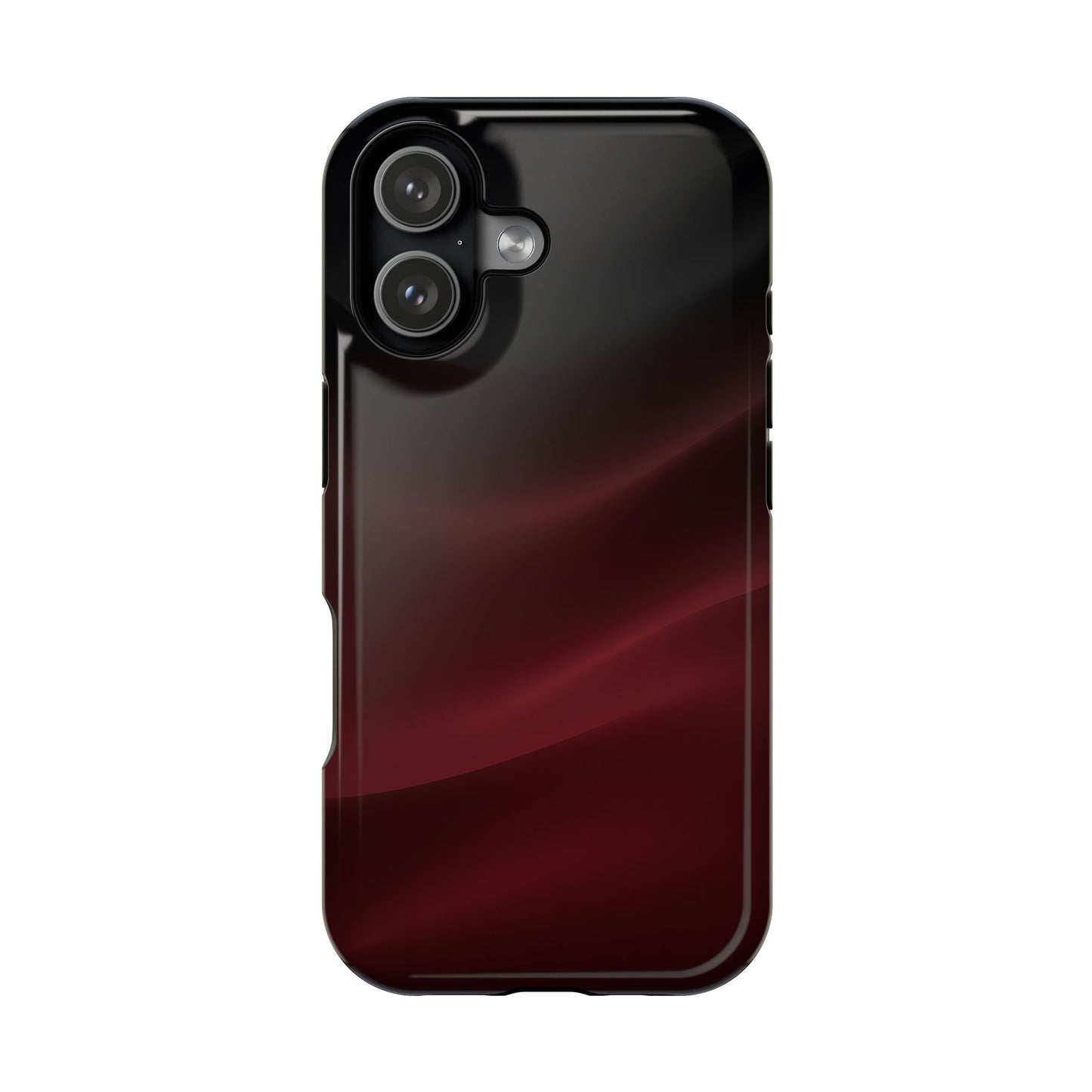 Sleek Burgundy Flow Magnetic Impact Case