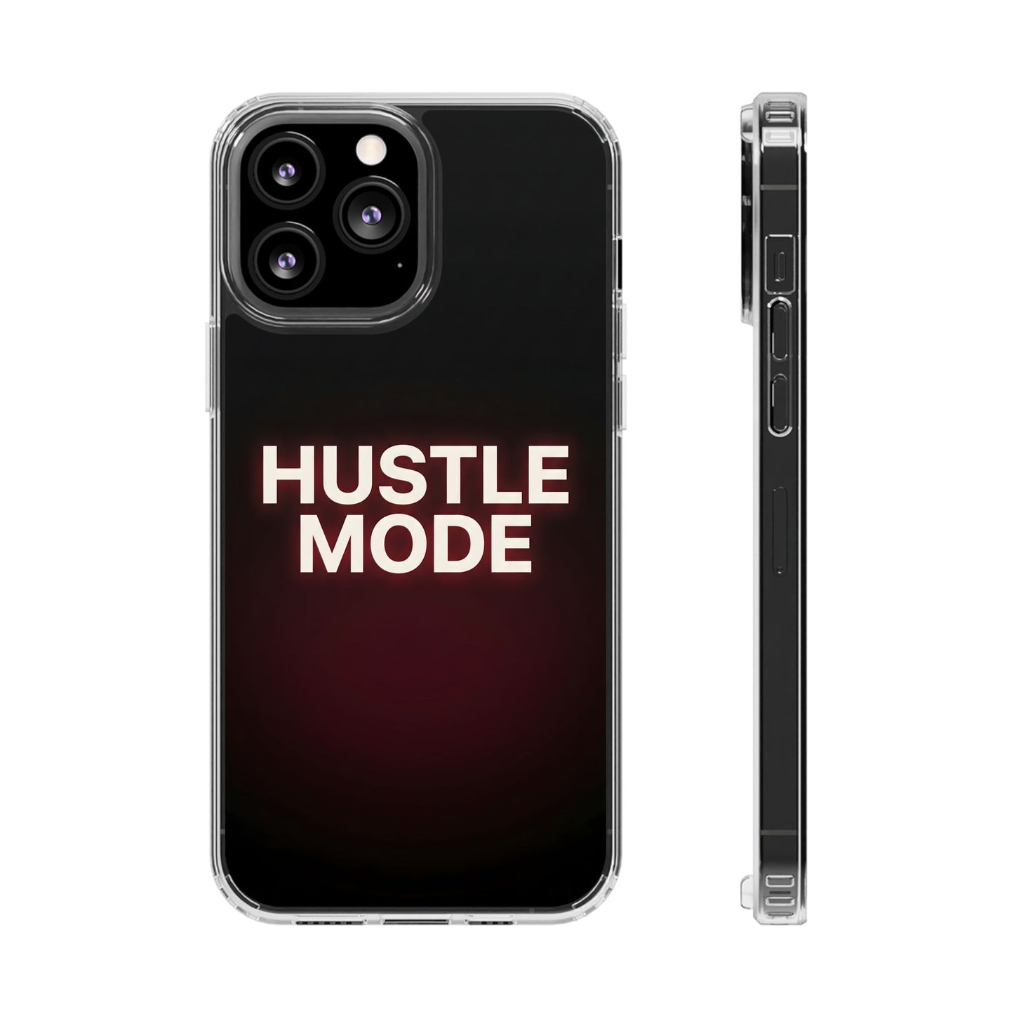 Hustle Mode Clear Case - MagSafe Compatible Dark Glowing Cover