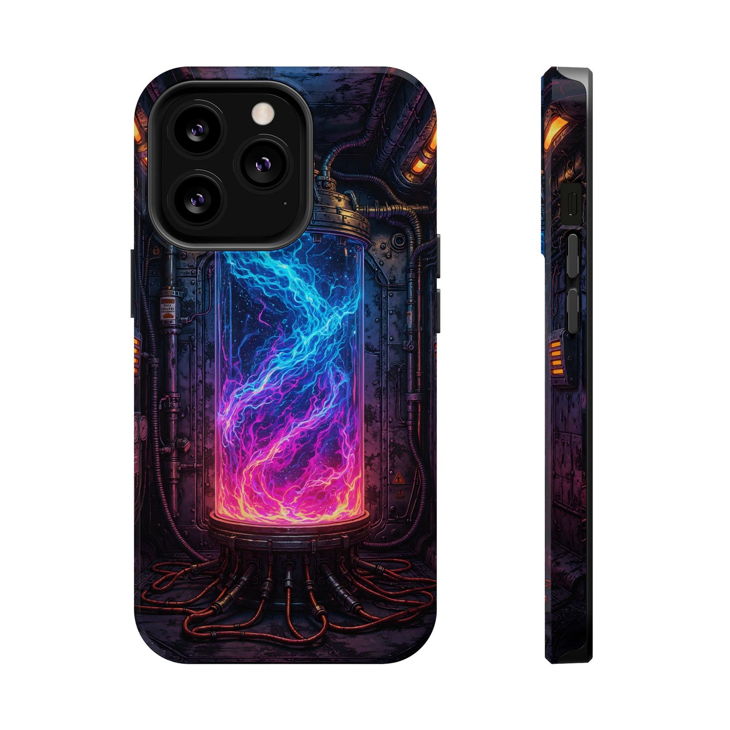 Neon Reactor: Cyberpunk Energy Core MagSafe Case