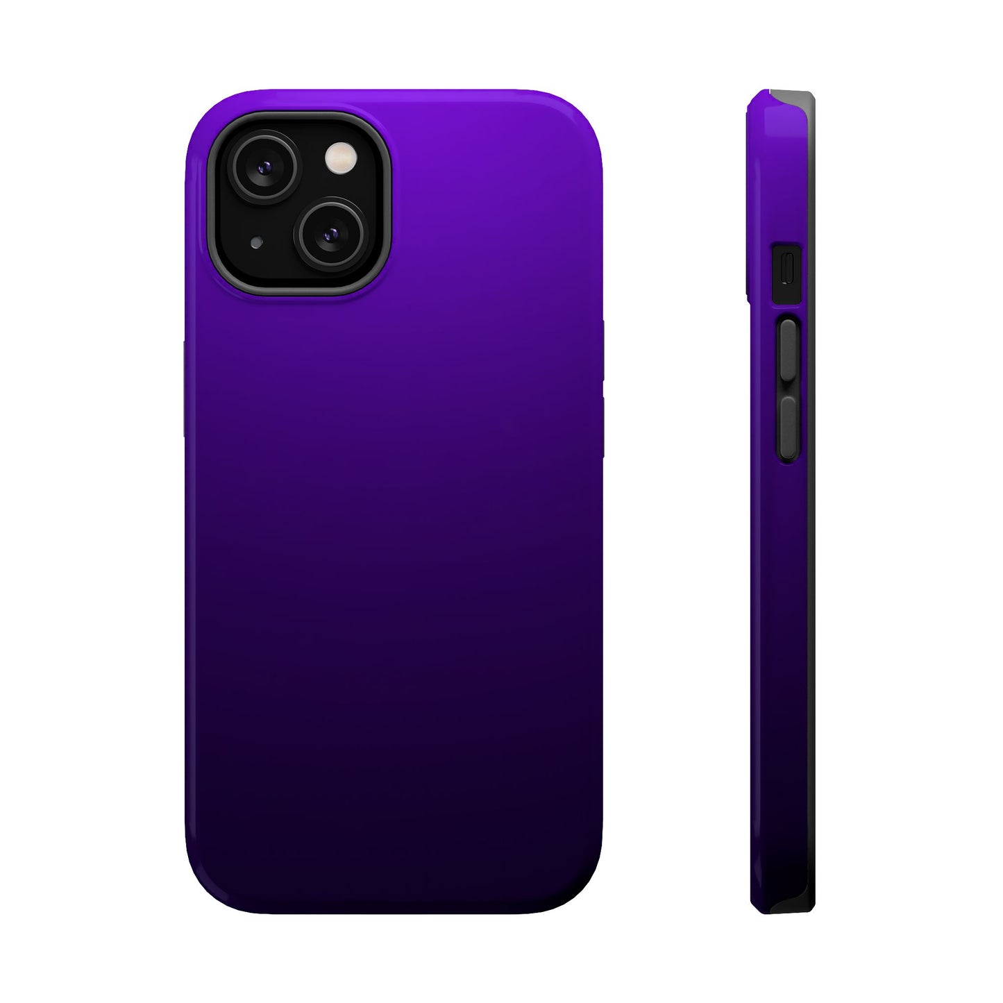 Midnight Amethyst: Dark Purple Gradient MagSafe Case