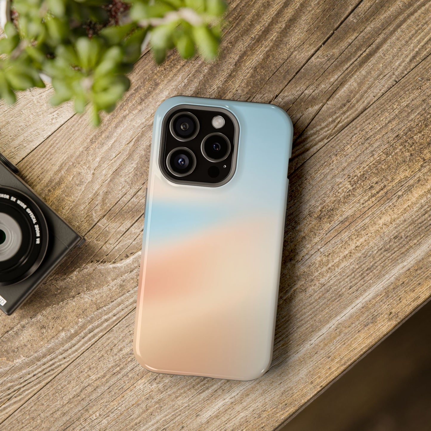 Soft Gradient Sky Magnetic Impact Case