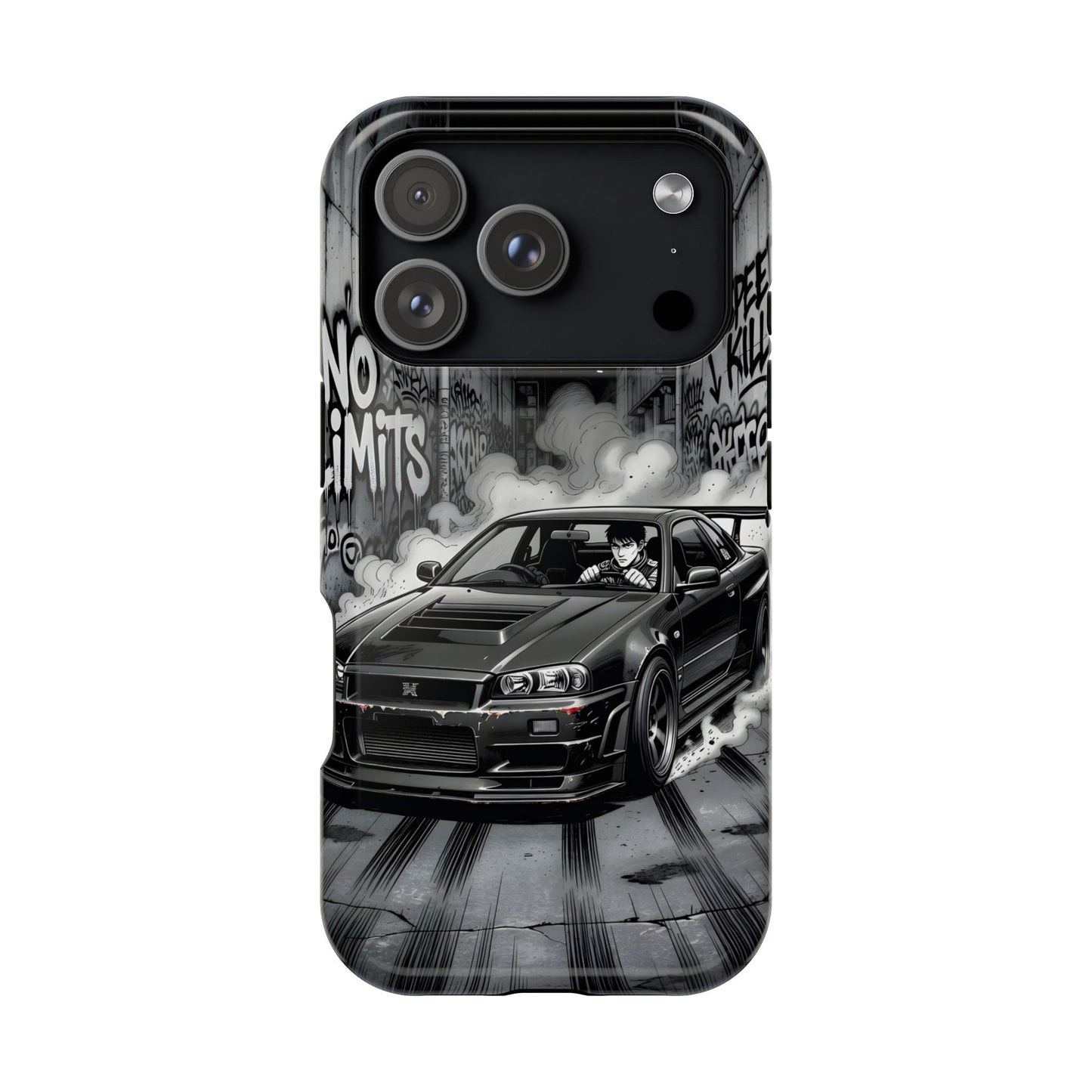 No Limits JDM Manga Skyline Magnetic Case