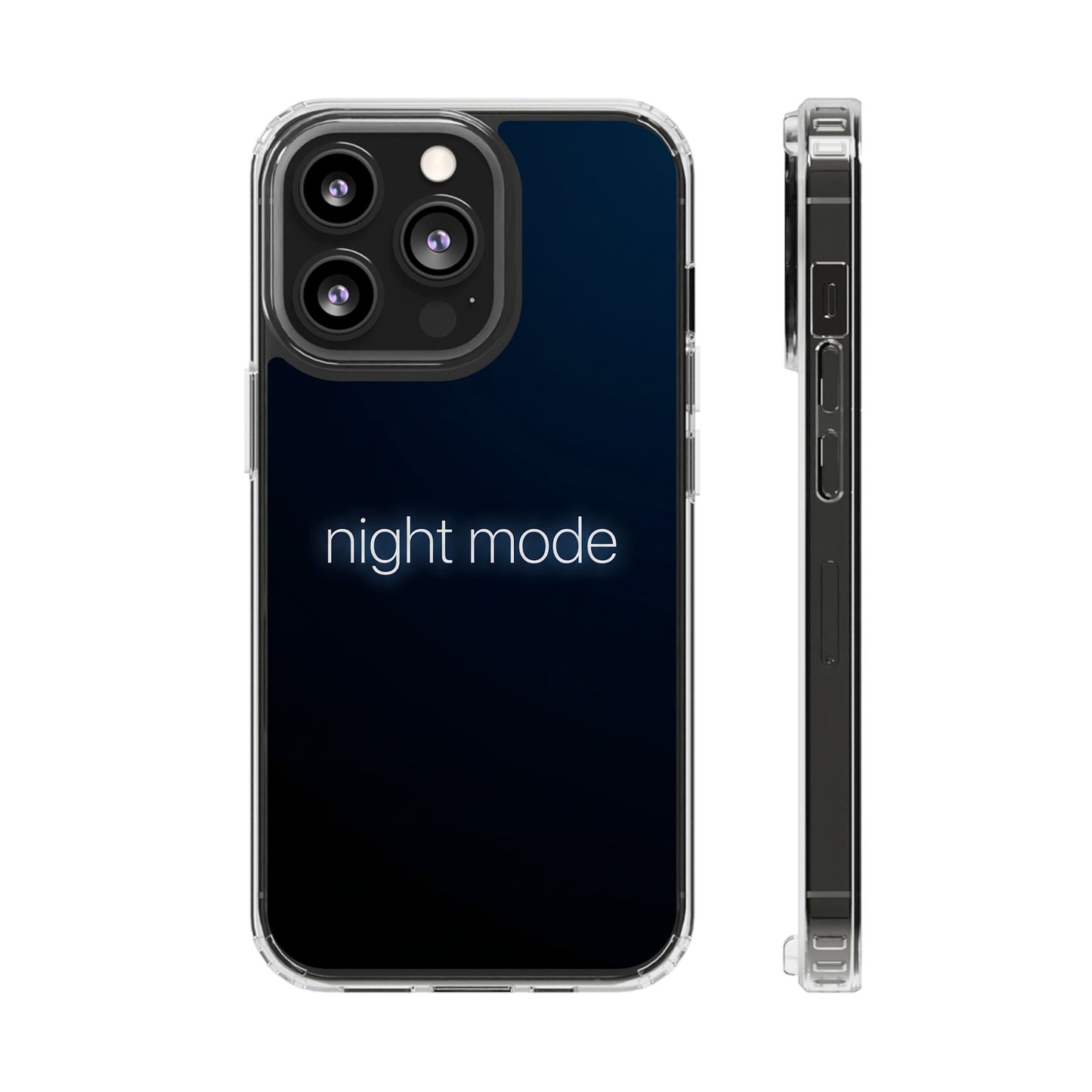 Night Mode Clear Case - MagSafe Compatible Dark Aesthetic Cover