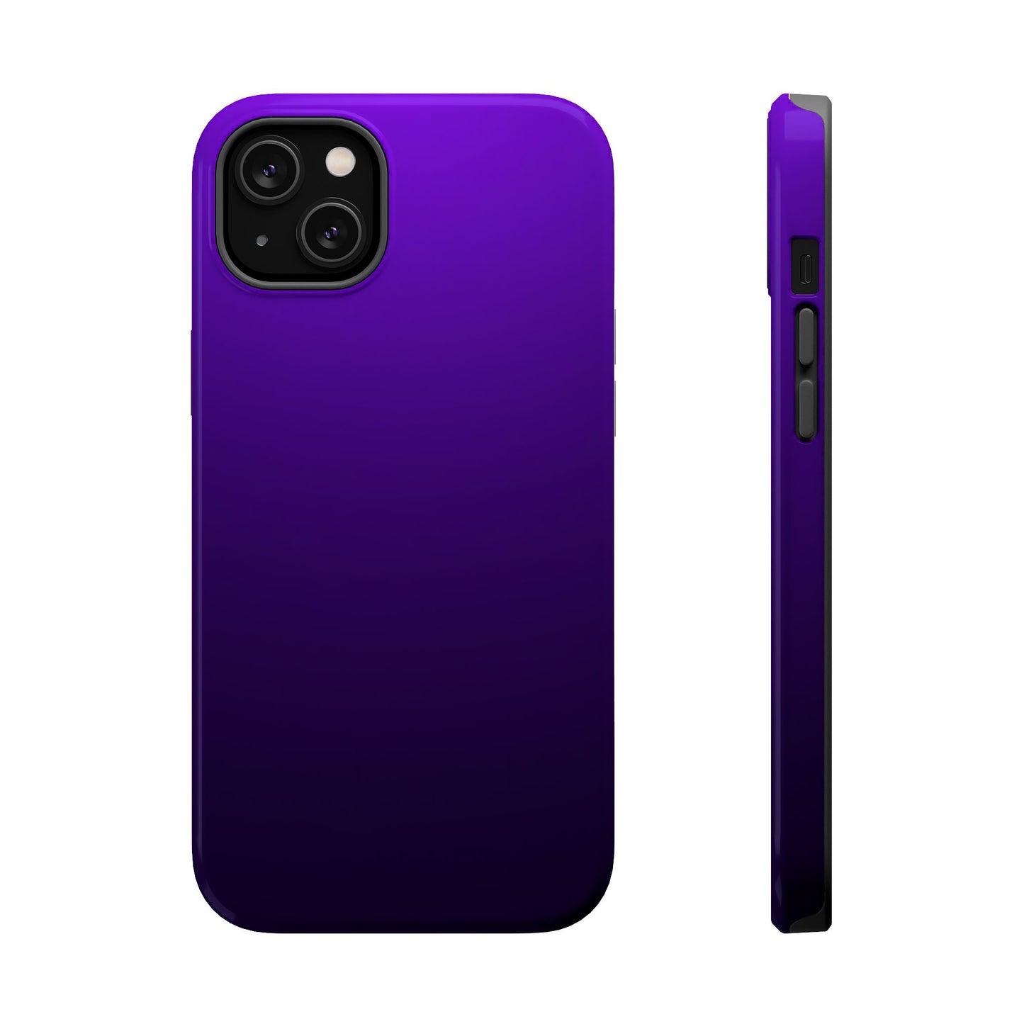 Midnight Amethyst: Dark Purple Gradient MagSafe Case