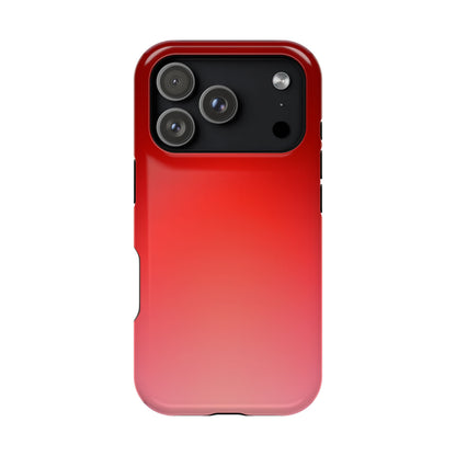 Bold Cherry Red Gradient Magnetic Impact Case