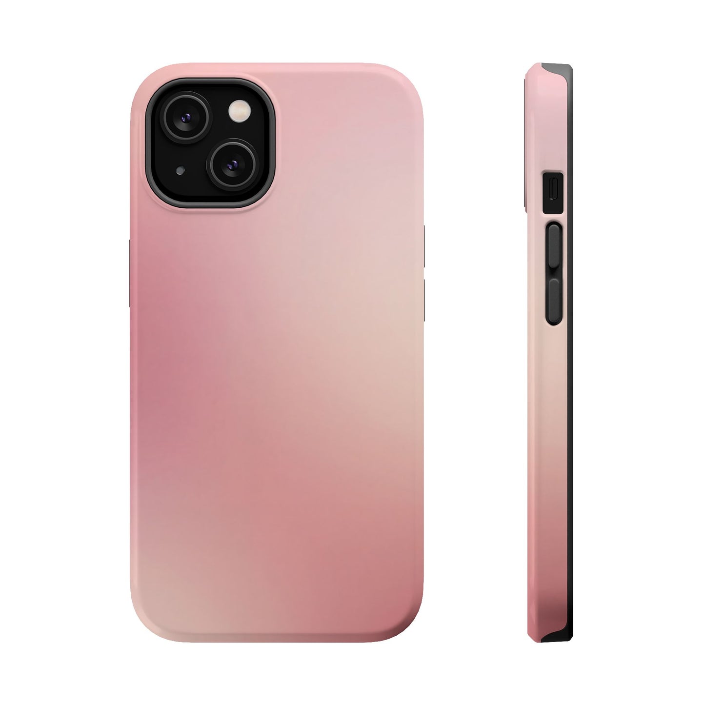 Elegant Rose Gold Gradient Magnetic Case