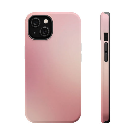 Elegant Rose Gold Gradient Magnetic Case