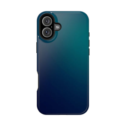 Deep Teal to Midnight Gradient Magnetic Impact Case