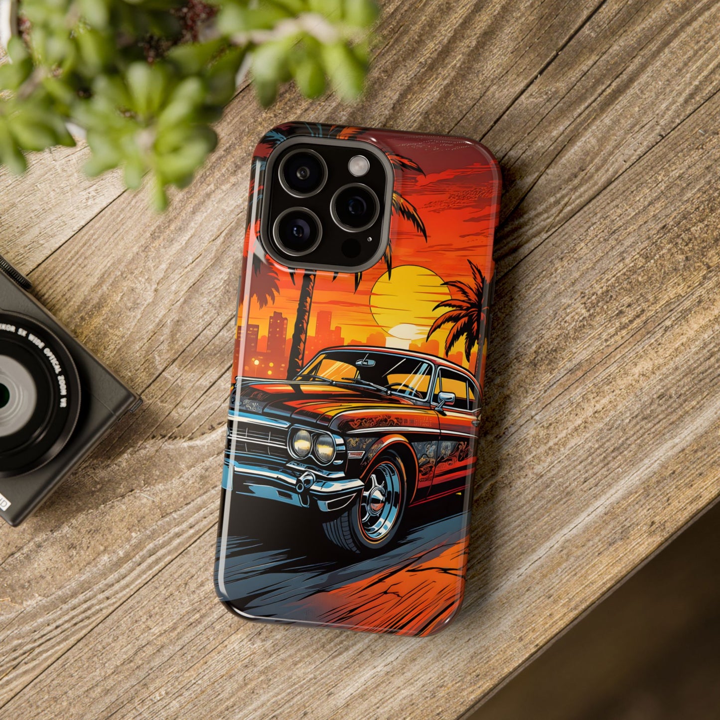 Vice City Cruiser: Comic Style Muscle Car MagSafe Case