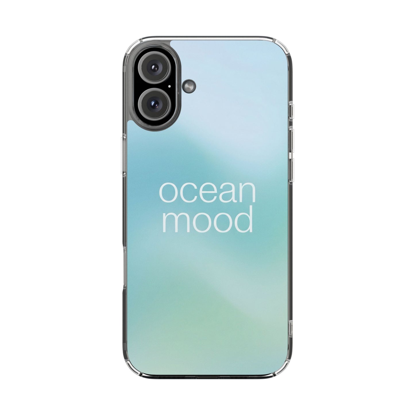 Ocean Mood Clear Case - MagSafe Compatible Coastal Gradient Cover