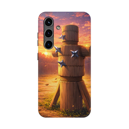 Sunset Ninja Training Tough Case - Shuriken Dojo Cover for iPhone & Samsung