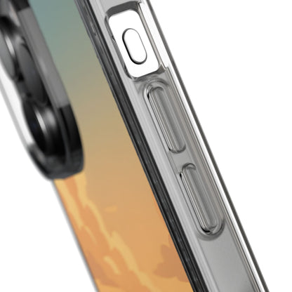 Clear Open Road Sunset Case - Minimalist Journey Aesthetic Transparent Cover
