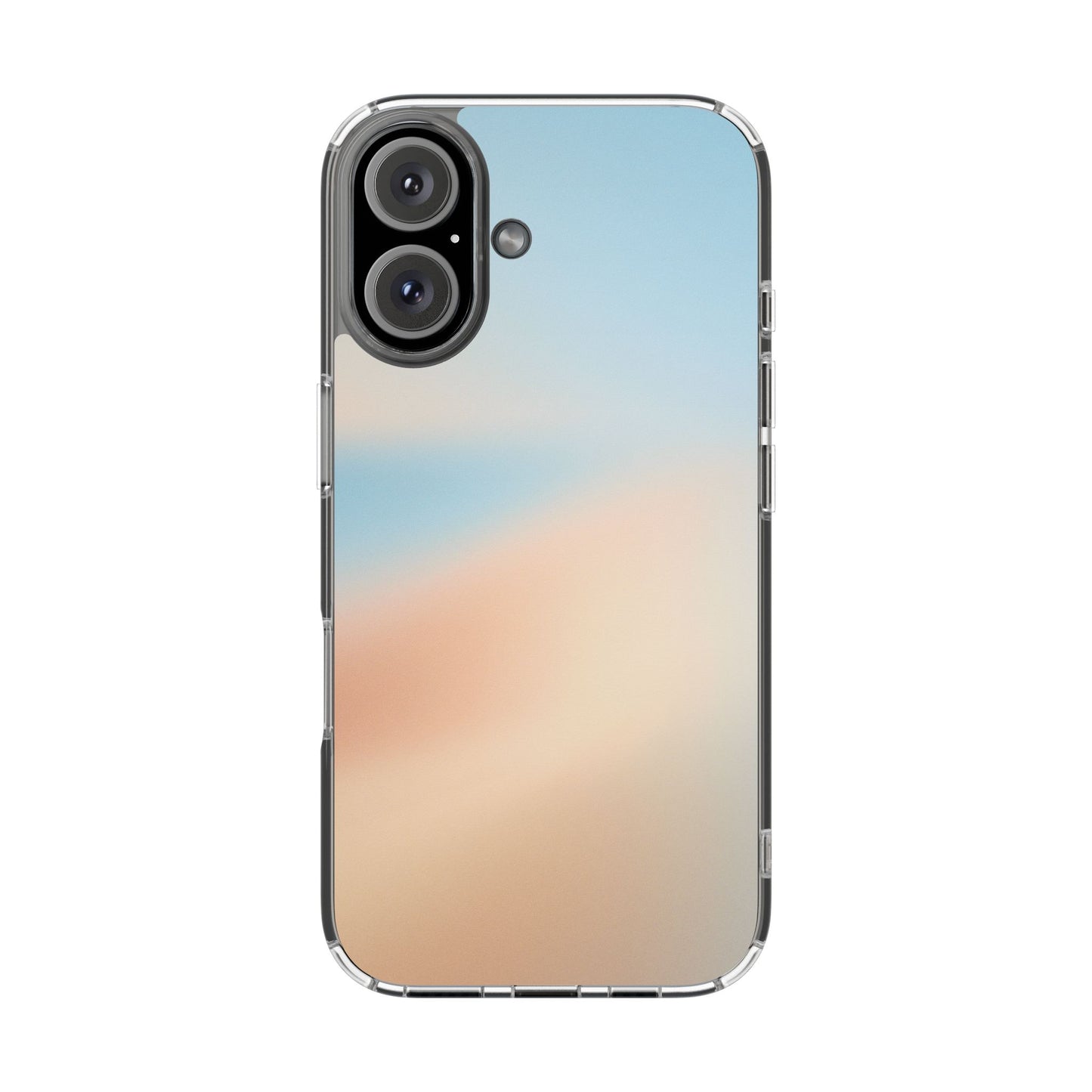 Coastal Dawn Aura Clear Case - Premium Minimalist Gradient Cover