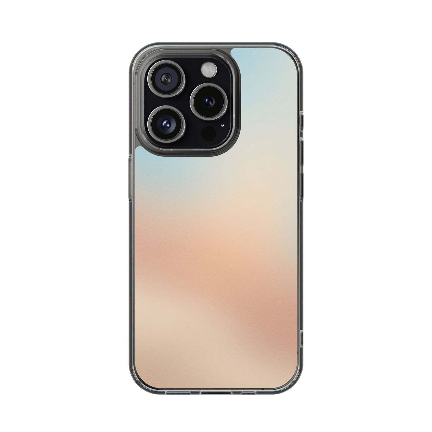 Coastal Dawn Clear Case - MagSafe Compatible Pastel Gradient Cover