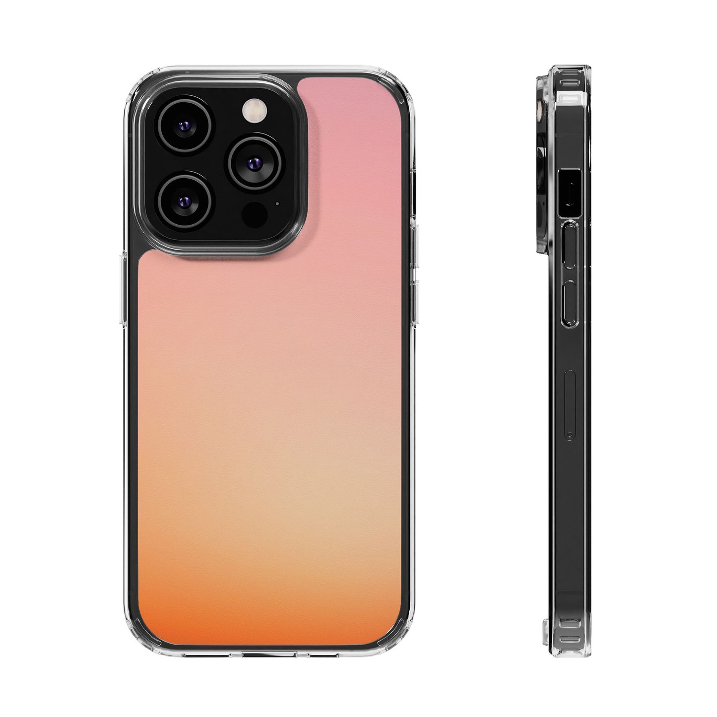 Sunset Aura Clear Case - MagSafe Compatible Warm Gradient Cover