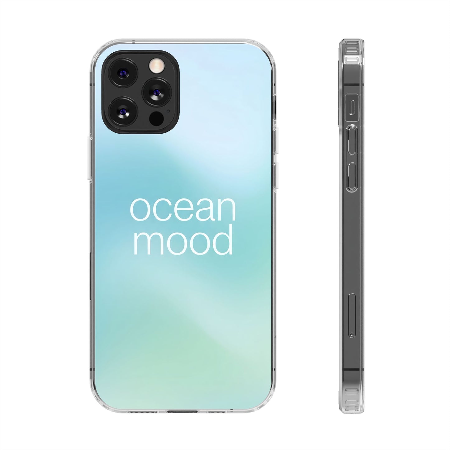 Ocean Mood Clear Case - MagSafe Compatible Coastal Gradient Cover