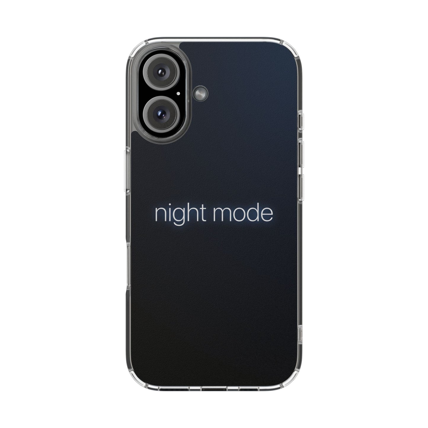 Night Mode Clear Case - MagSafe Compatible Dark Aesthetic Cover