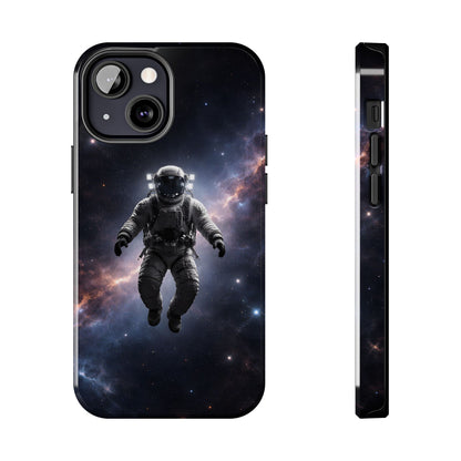 Deep Space Nebula Astronaut Tough Case - Realistic Galactic Cover for iPhone & Samsung