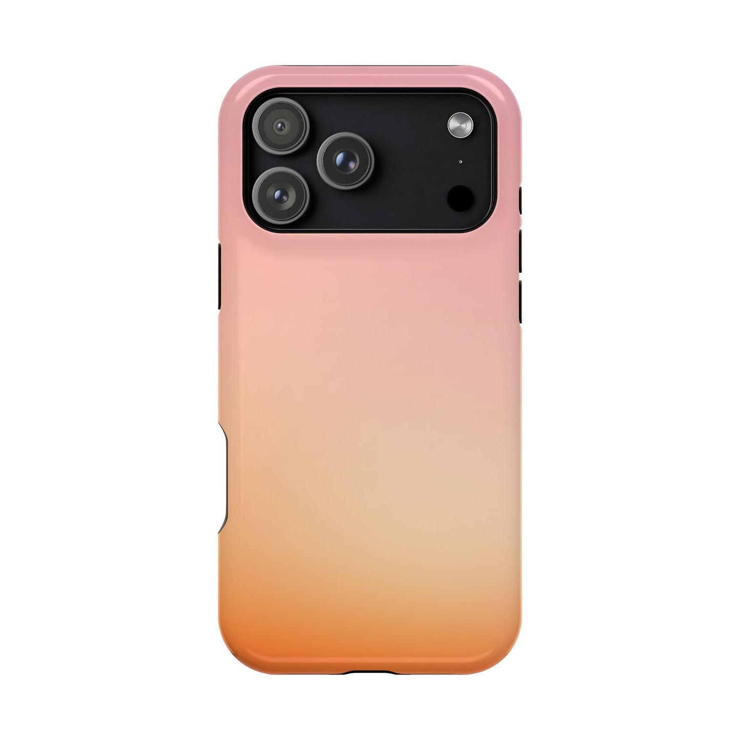 Pink to Orange Sunset Gradient Magnetic Impact Case