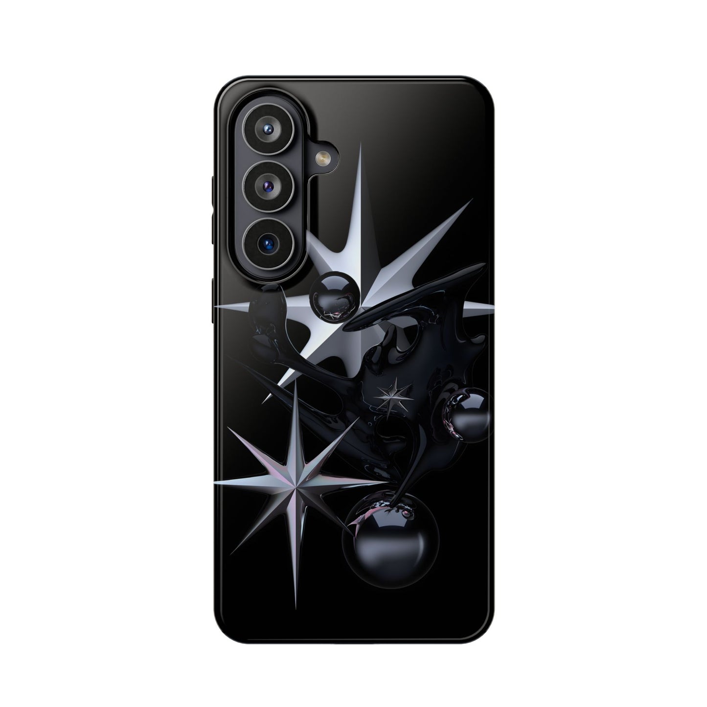 Cyber Star Liquid Metal Magnetic Tough Case