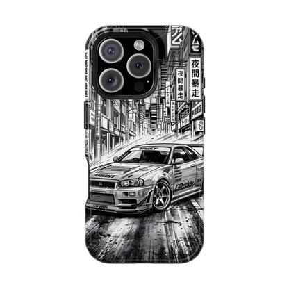 JDM Skyline Tokyo Drift Magnetic Impact Case
