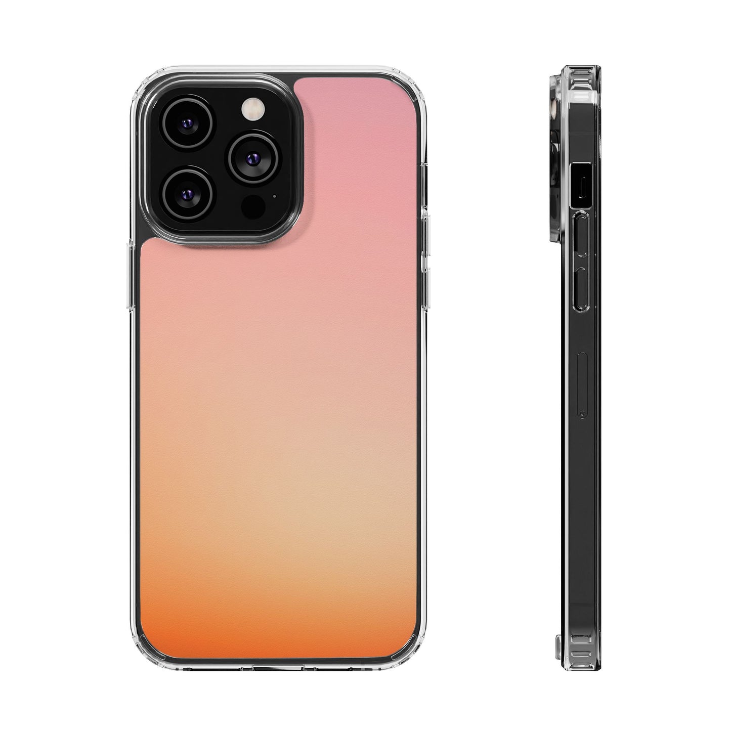 Sunset Aura Clear Case - MagSafe Compatible Warm Gradient Cover