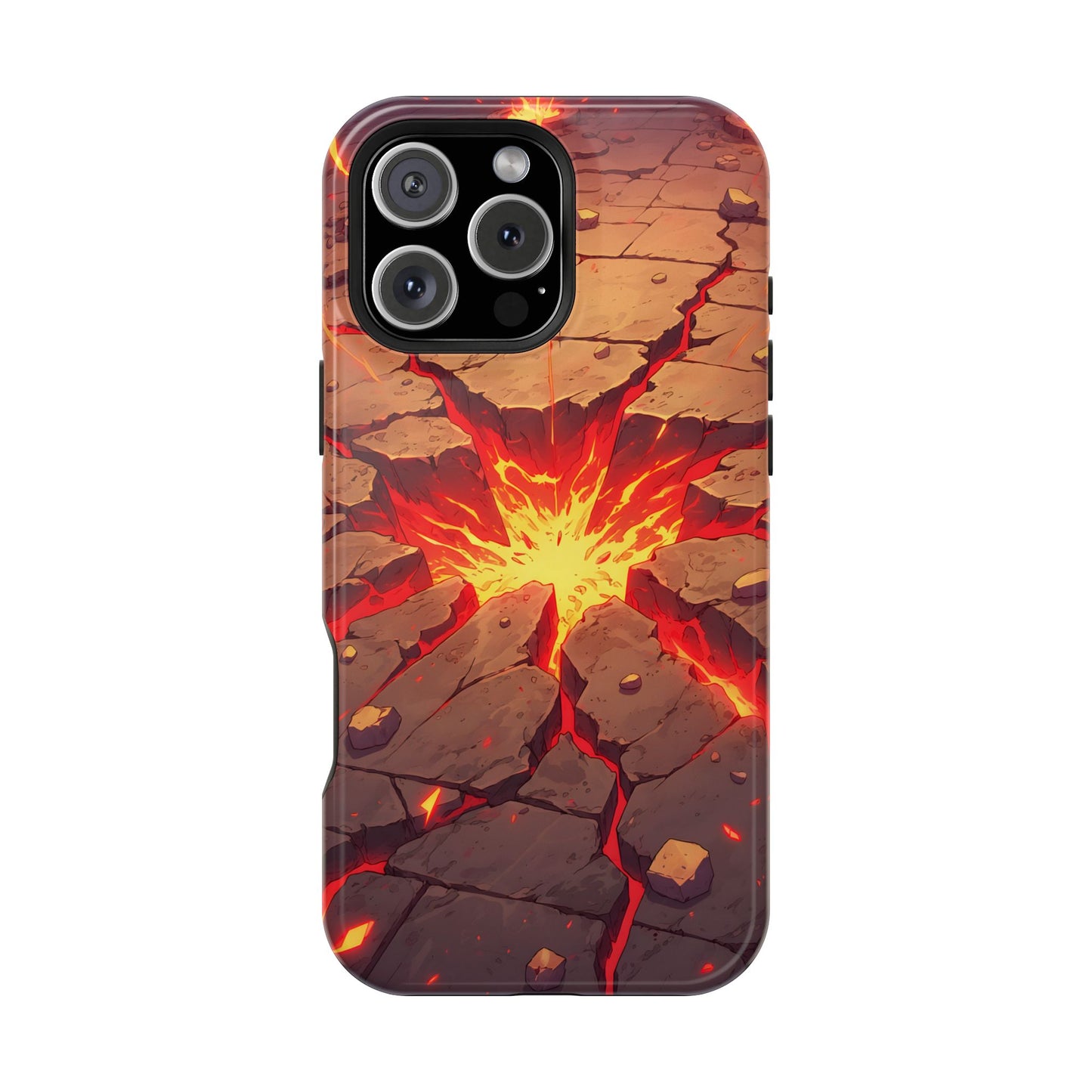 Magma Impact: Epic Shattered Earth MagSafe Case
