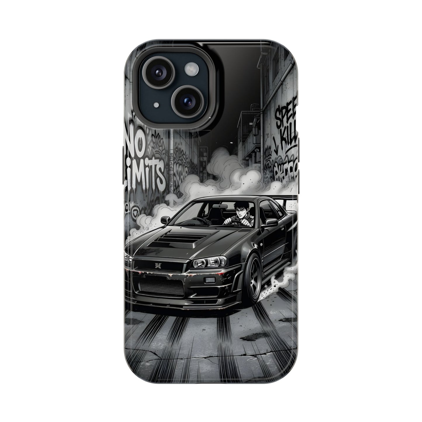 No Limits JDM Manga Skyline Magnetic Case