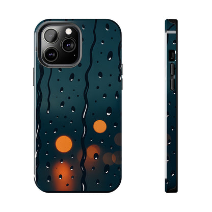 Rainy City Night Tough Case - Moody Urban Aesthetic Phone Cover