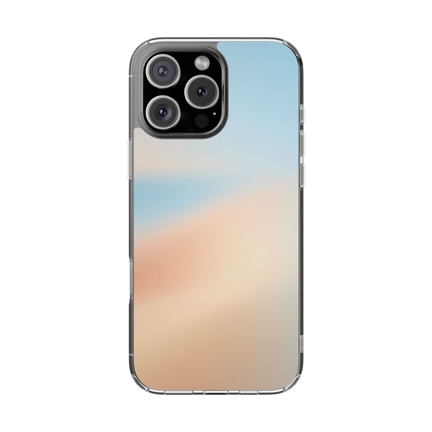 Coastal Dawn Aura Clear Case - Premium Minimalist Gradient Cover