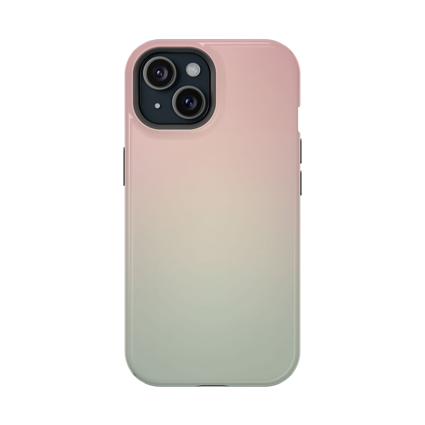 Pink to Sage Green Gradient Magnetic Impact Case