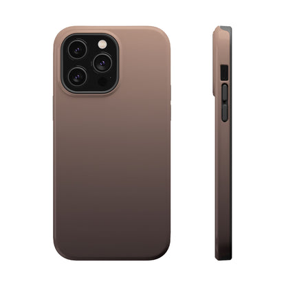 Mocha Ombre: Minimalist Espresso Gradient MagSafe Case