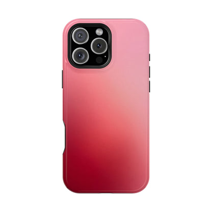 Hot Pink to Crimson Gradient Magnetic Case