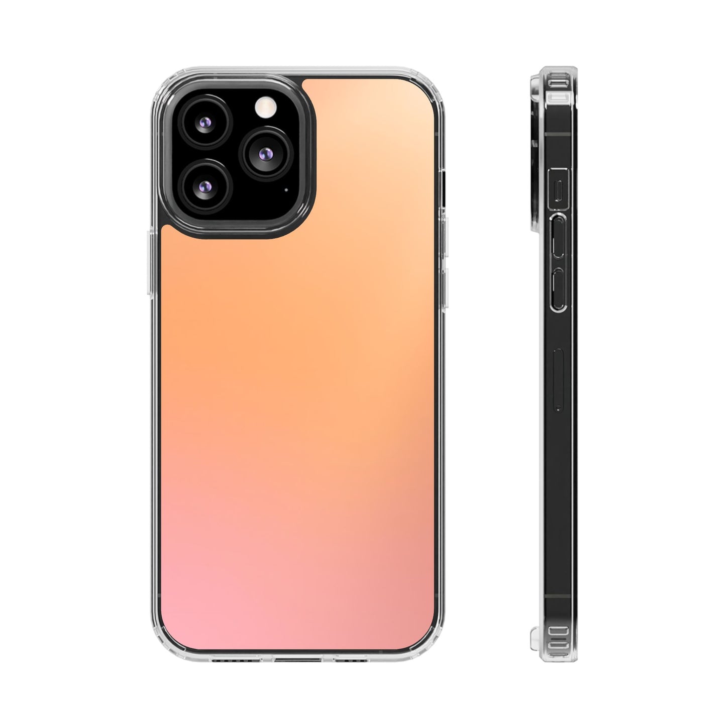 Sunset Aura Clear Case - MagSafe Compatible Warm Gradient Cover